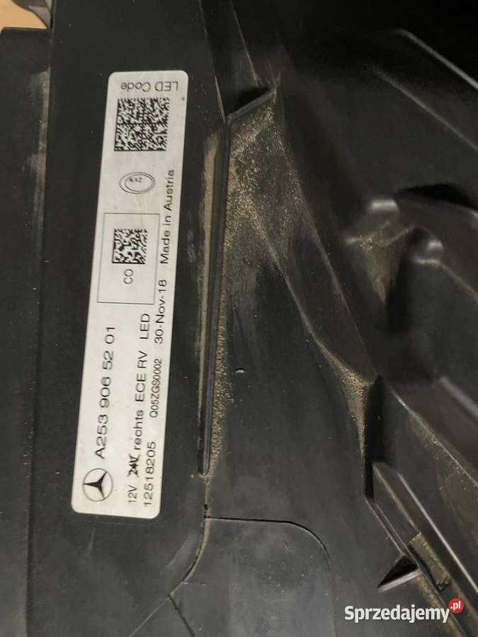 lampa mercedes glc a2539065201 lampy przednie Czarny Dunajec