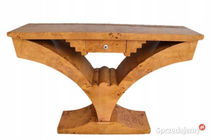 Drewniana Konsola Szafka Styl Art Deco Szafa Kraków