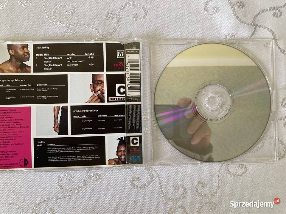 Płyta CD 1 Dr Alban Sing Hallelujah Remix Płyty i kasety