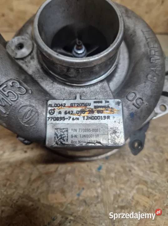 Turbosprężarka mercedes 30 cdi w204 a6420902880 dolnośląskie Złotoryja