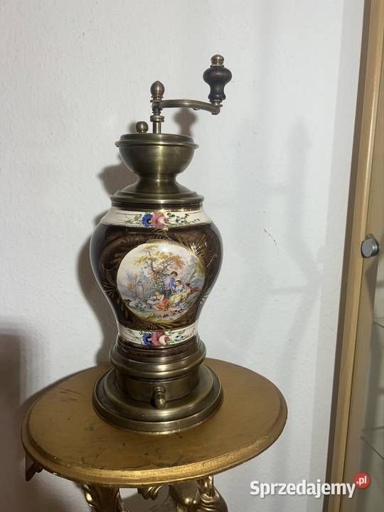 Młynek do kawy porcelana Duży Kraków