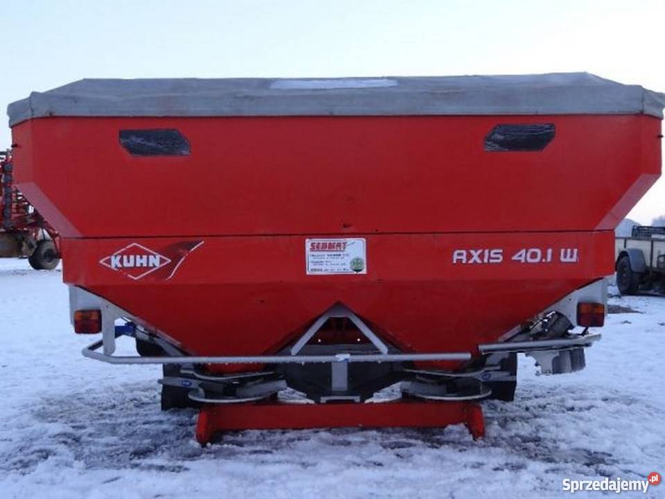 Rozsiewacz nawozu Kuhn Axis 401W Waga komputer lubelskie Szychowice