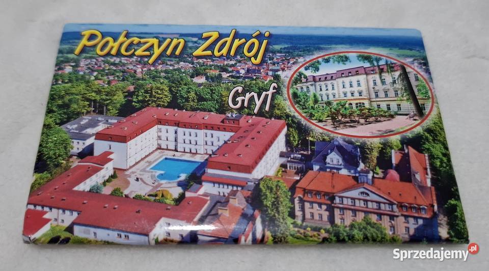 Magnes na lodówkę Połczyn Zdrój Gryf 9x55 Czeladź
