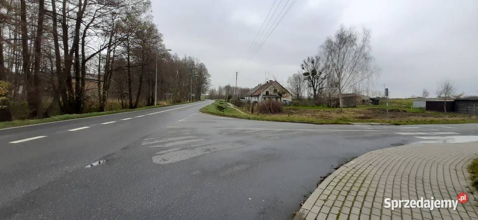 Działka budowlana DW 541 trasa Lubawa Żuromin budowlana Montowo