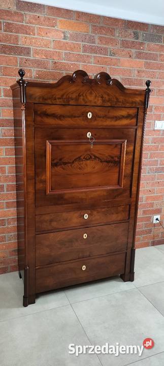 Ekskluzywna sekretera Ludwik Filip antyk