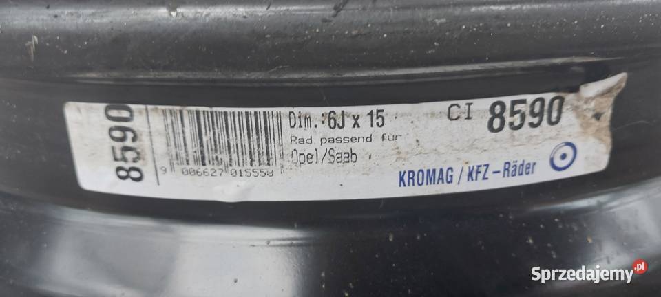 Felga Saab 9009395 6Jx15H2 ET49 5x110 15 Szczecin