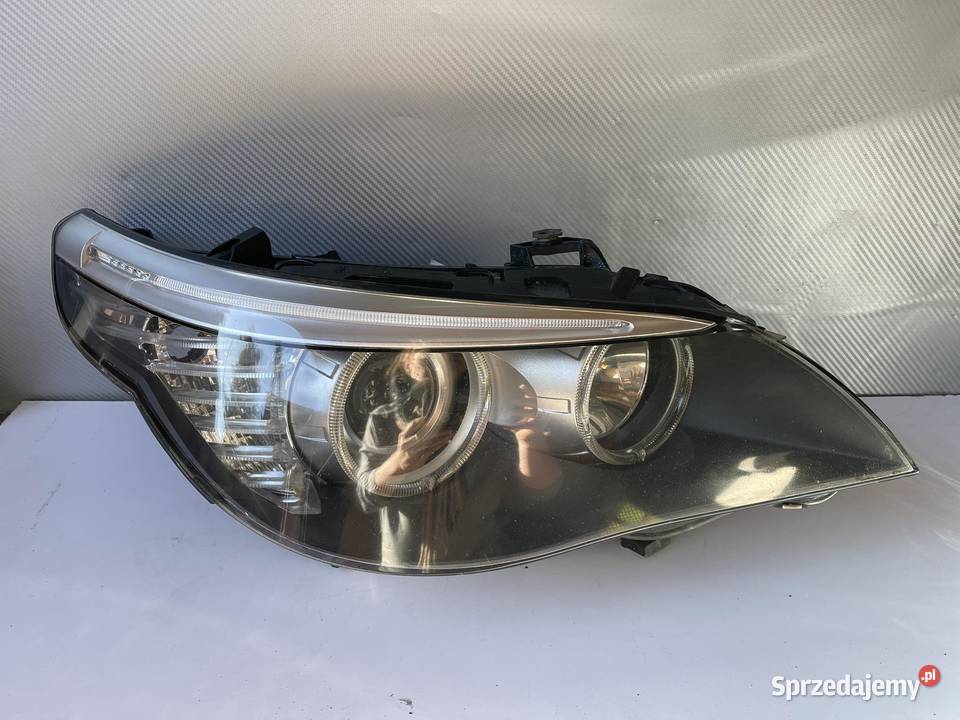 BMW E60 LIFT PRAWA LAMPA PRZÓD ZWYKŁA H7 Ostroróg sprzedam