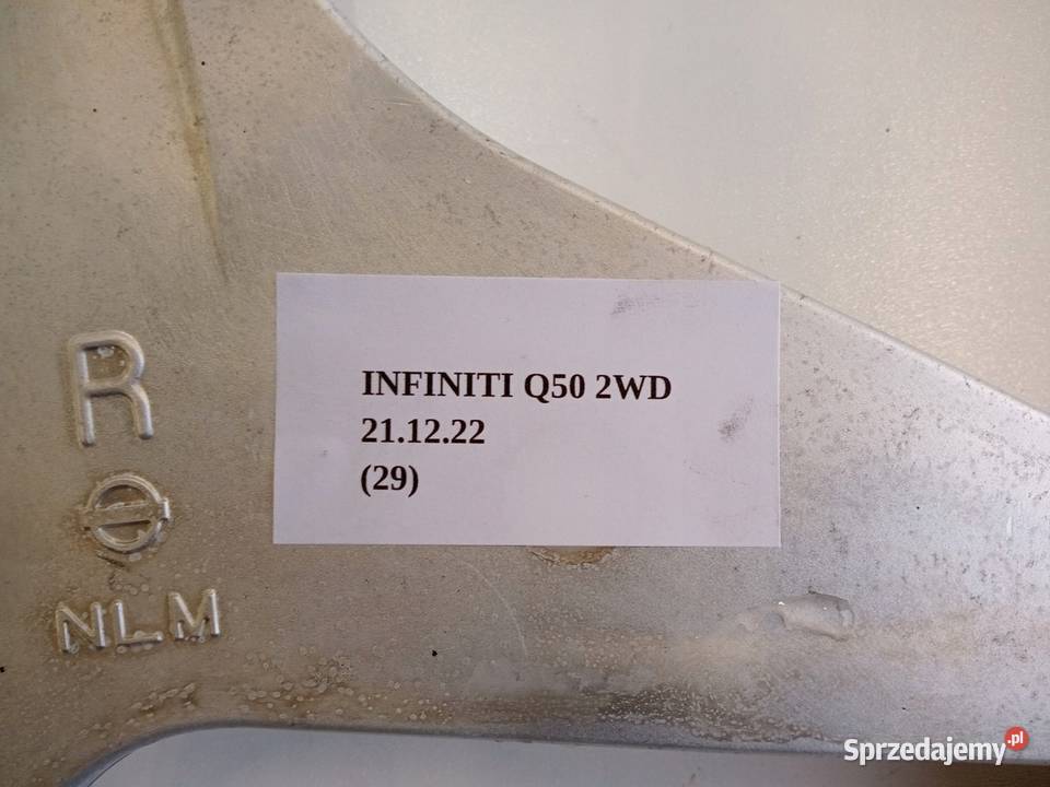 WAHACZ TYŁ TYLNY PRAWY LEWY GÓRNY INFINITI Q50 Nowy Tomyśl