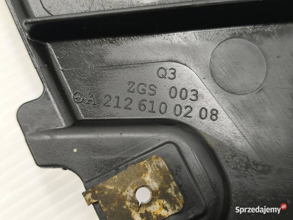 OSŁONA PODWOZIA PRAWY TYŁ MERCEDES ECLASA W212
