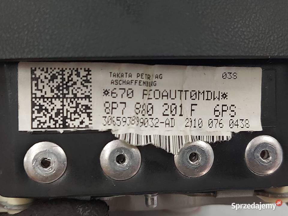 AUDI A3 8P AIRBAG poduszka kierowcy 8P7880201F Kielce