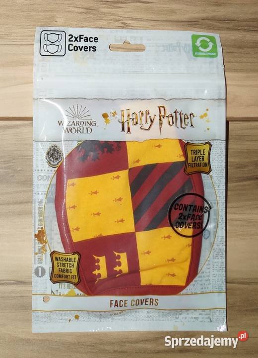 2 NOWA maseczka bawełniana Harry Potter Pozostałe Czerwionka-Leszczyny