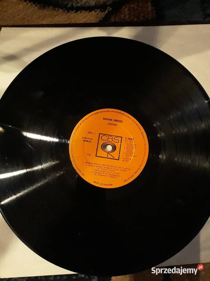 grupa SANTANA ABRAXAS 1970 CBSUSA płyta winylowa Rzeszów