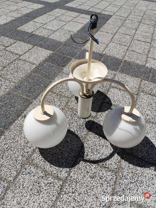 Żyrandol z 3 kulami Lampy wiszące Zgierz
