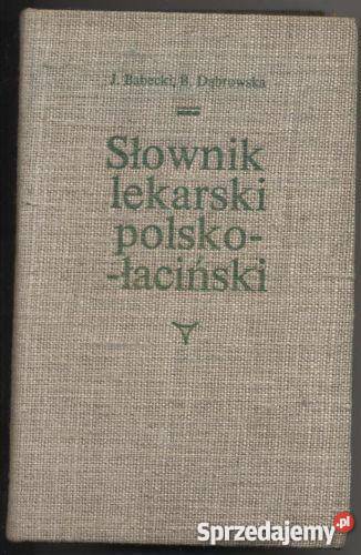 Słownik lekarski polskołaciński Szczecin