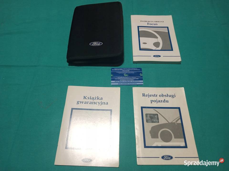 FORD FOCUS MK1 Instrukcja książka gwarancyjna Łódź
