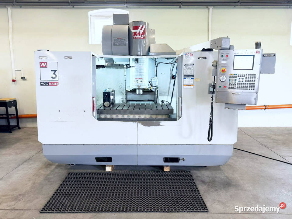Frezarka CNC HAAS VM3HE 4 oś sondy RENISHAW