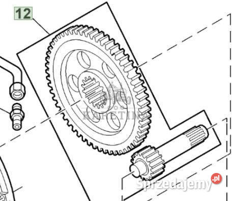 John Deere W540 Zestaw Przekładni Przedniego Jastrzębniki
