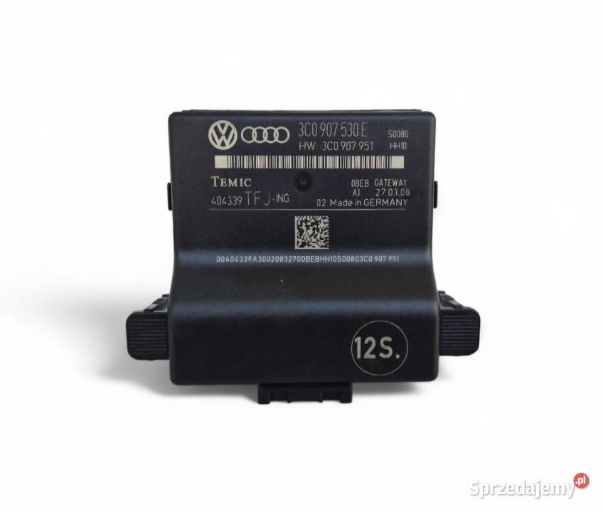 MODUŁ STEROWNIK GATEWAY VW PASSAT B6 3C0907530C Działoszyce