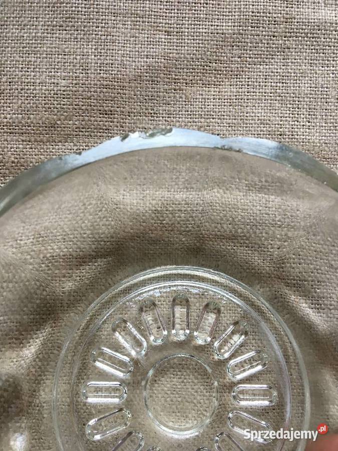 Pojemnik szklany salaterka vintage Skarżysko Kościelne