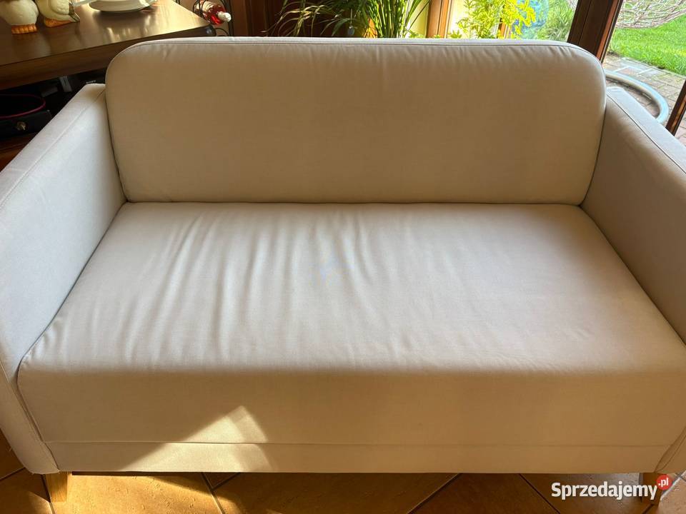 Sofa kanapa 2 osobowa IKEA LINANS kolor beżowy 77cm Puszczykowo
