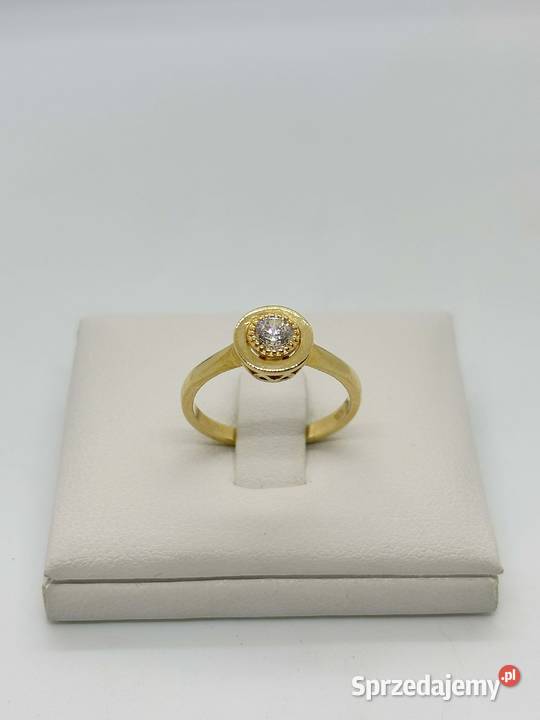 Nowy Złoty Pierścionek pr 585 245g Rozmiar 12 Elbląg