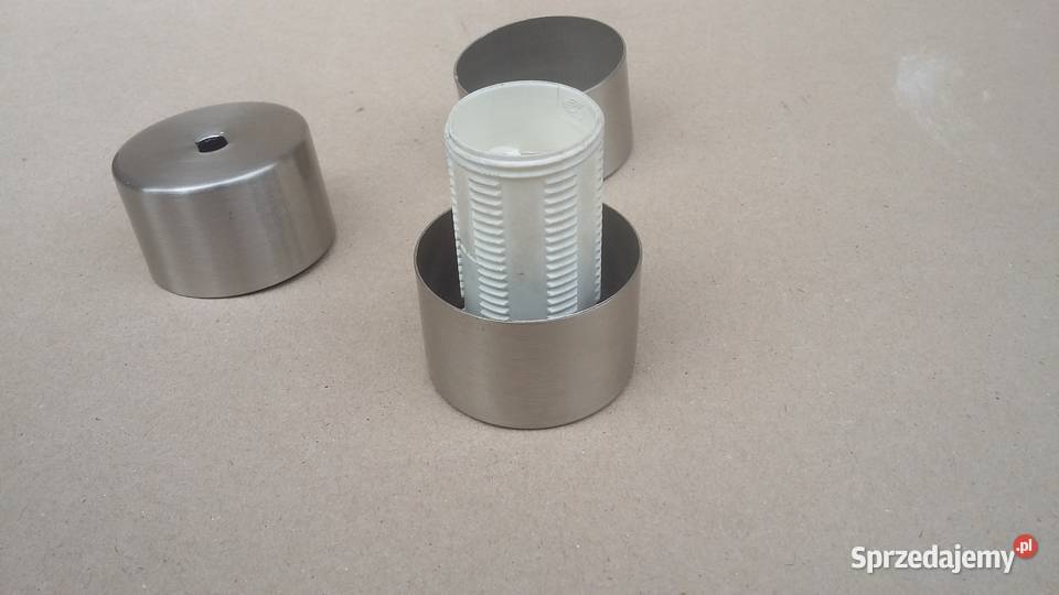 Osłonka oprawki E14 nakładka na oprawę E14 STAL odcienie szarości mazowieckie Warszawa