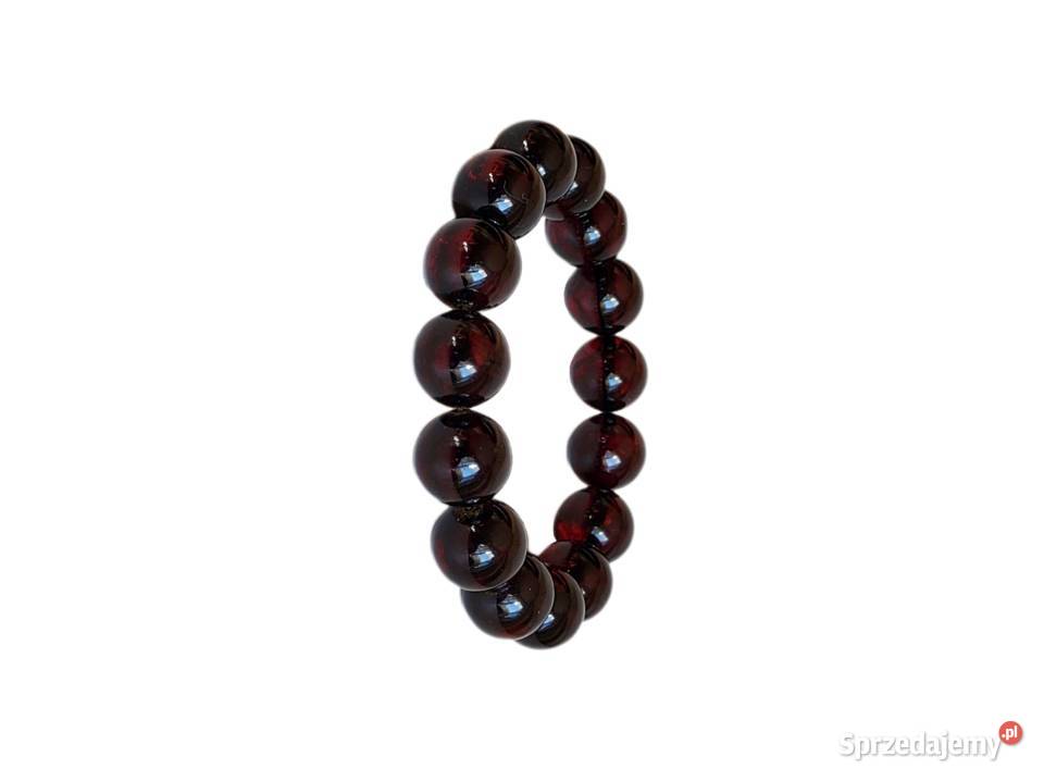 7565 Piękne Ciemnowiśniowe Bursztyny opolskie