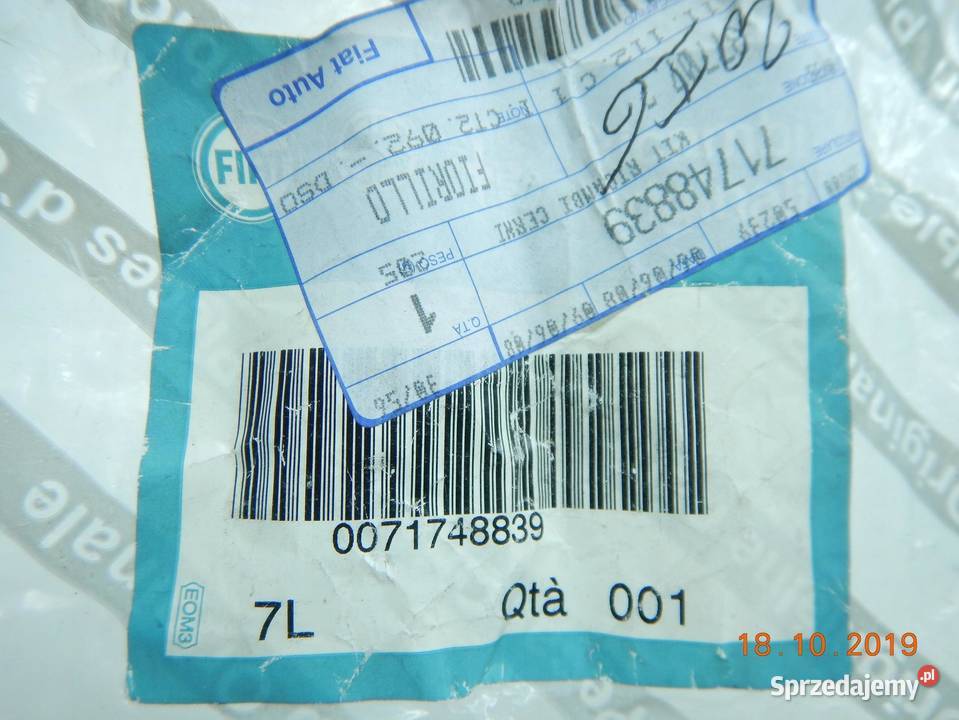ZAWIAS PODŁOKIETNIKA FIAT CROMA 0510 71748839 osobowe