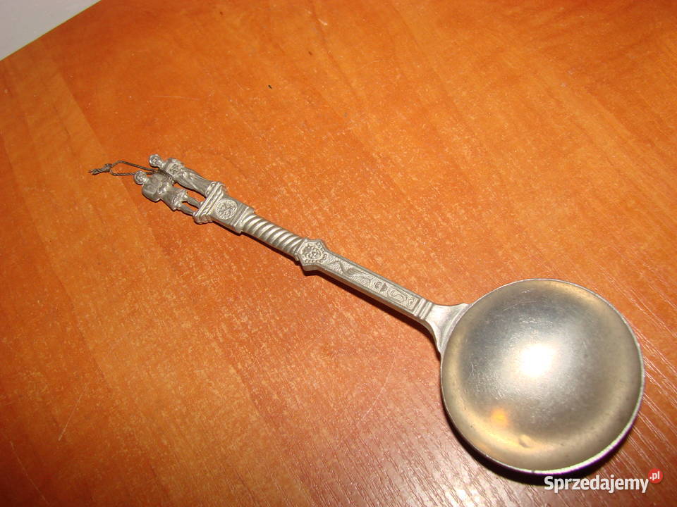figuralna łyżka cynowa Pruszcz Gdański sprzedam