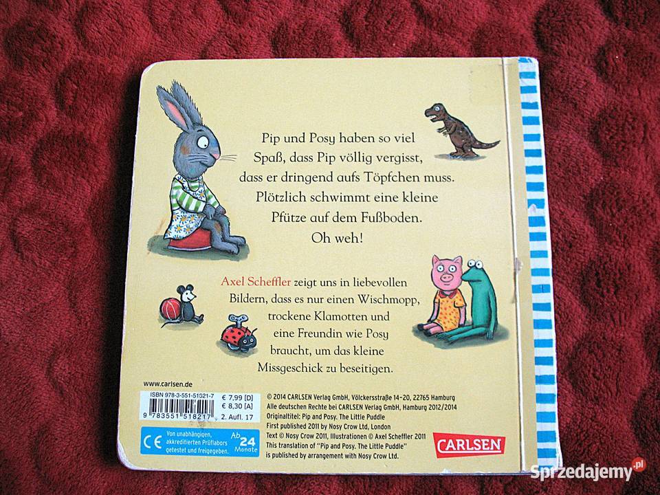Pip und Posy Axel Scheffler książka niemiecka mazowieckie Siedlce
