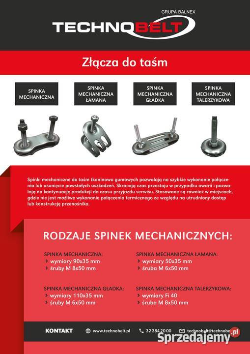 spinka mechaniczna spinacz zszywka do tasm Tarnowskie Góry