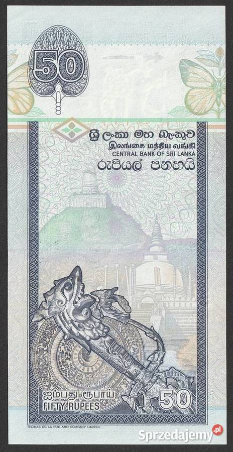 SRI LANKA 50 RUPEES 2006 STAN UNC Numizmatyka łódzkie Łódź
