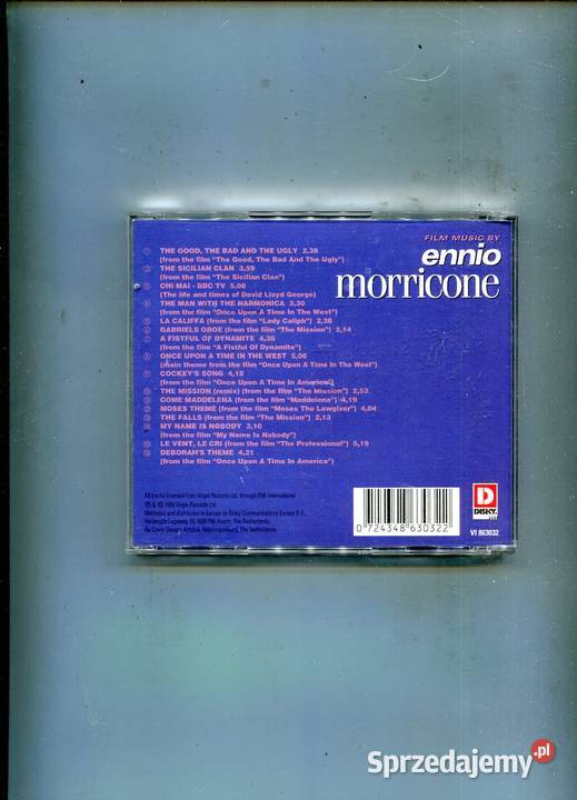 Ennio Morricone Film Music by Płyta CD Szczecin
