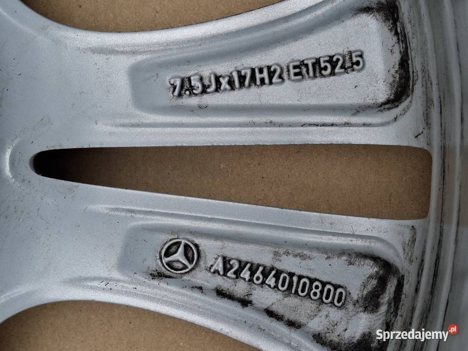 MERCEDES BKLASA W246 FELGA ALUFELGA 17 5X112 75J Bieleń sprzedam