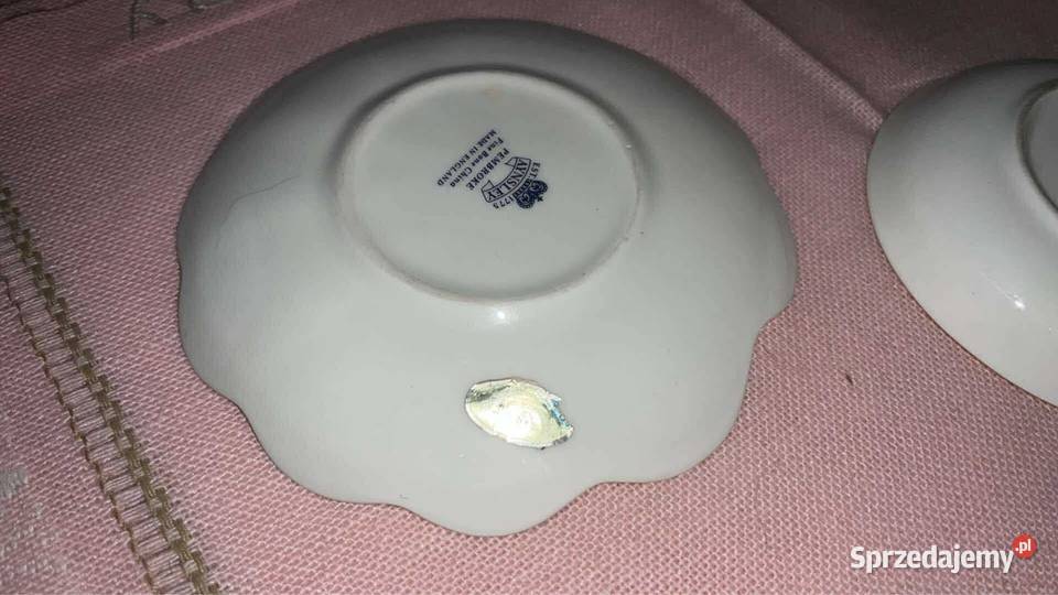 Talerzyk Aynsley Pembroke Z ptaszkiem na gałęzi pomorskie Gdańsk