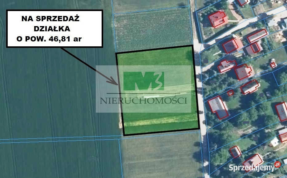 DO SPRZEDAŻY DZIAŁKA Z MOŻLIWOŚCIĄ ZABUDOWYDĘBNO podkarpackie Dębno