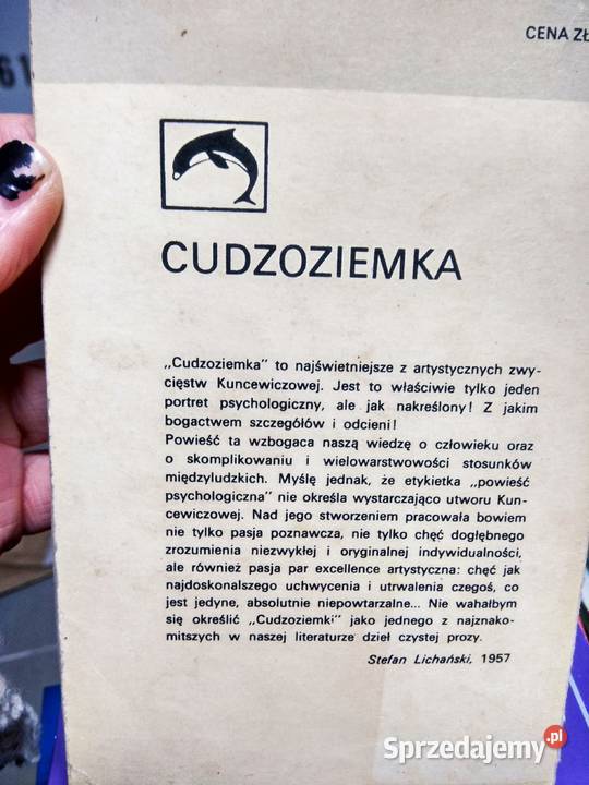 Cudzoziemka Kuncewiczowa Czytelnik ostatnia mazowieckie