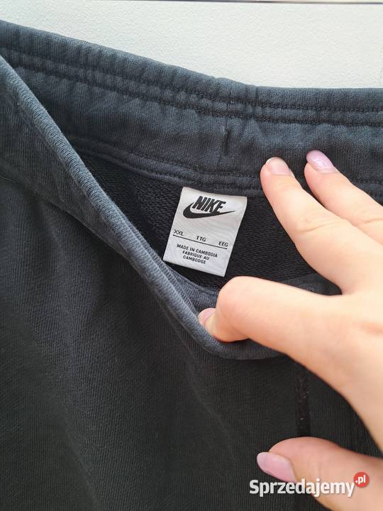 Czarne spodenki Nike Air XXL wygodne bawełniane pomorskie sprzedam