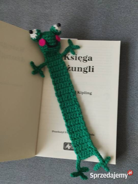 zakładka do książki żabka handmade Pozostałe sprzedam