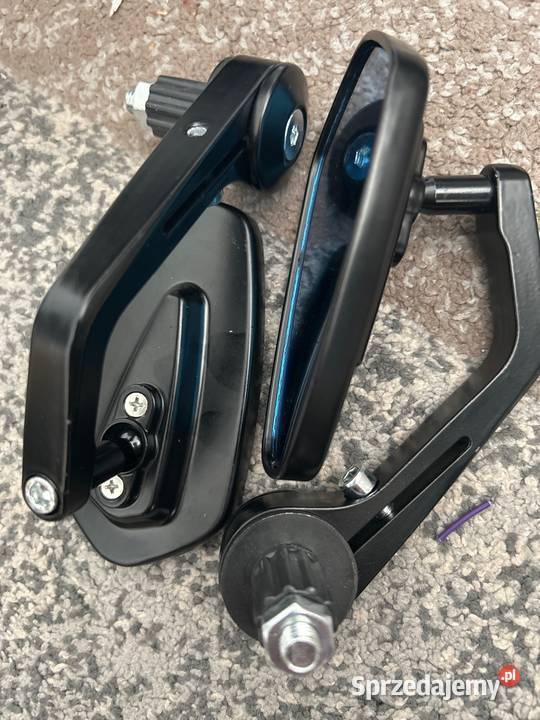 Lusterka okragle czarne pasuje do motocykli i Siemiatycze