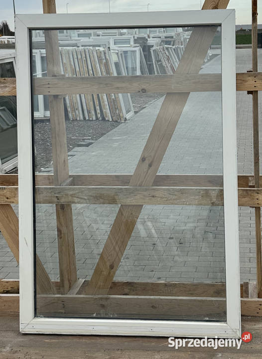 OKNA KacprzaK Witryna 102X141 FIX Używany PCV Siedlce sprzedam
