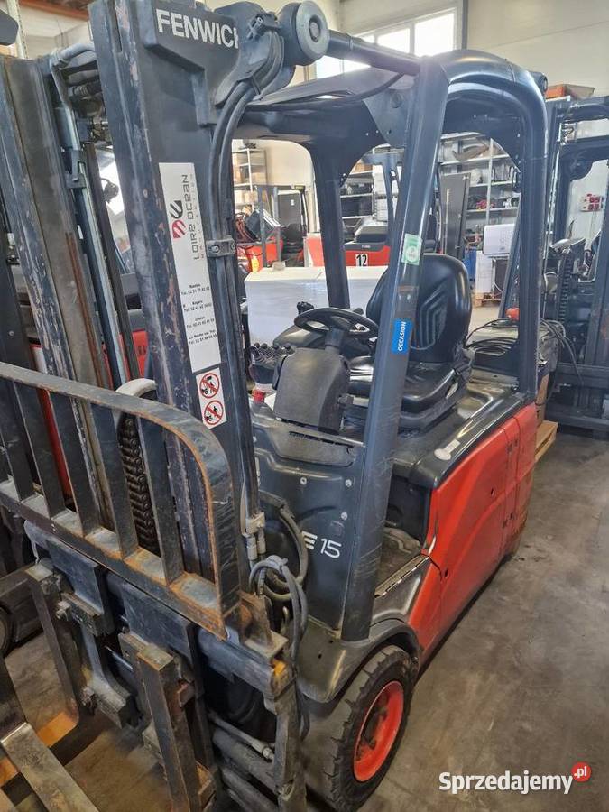 Linde E15 2011r 8600Mth Triplex Pozycjoner wózek elektryczny Lubliniec