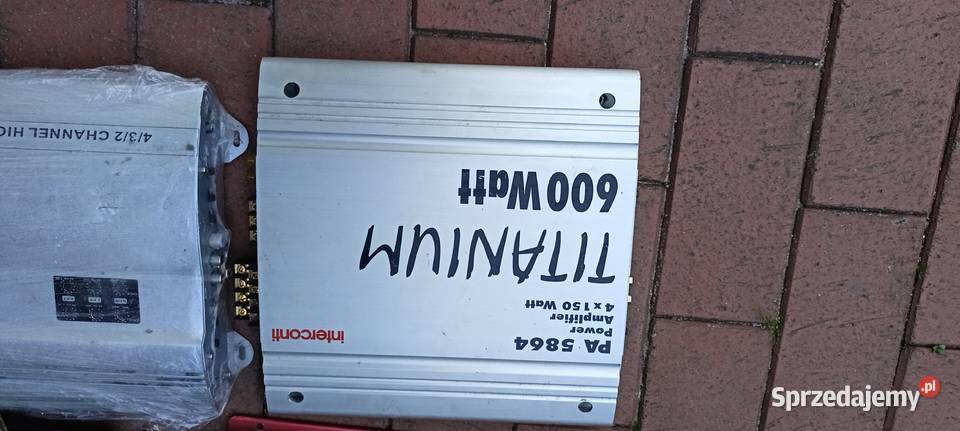 Wzmacniacz samochodowy 500w1000wat Sędziszów sprzedam