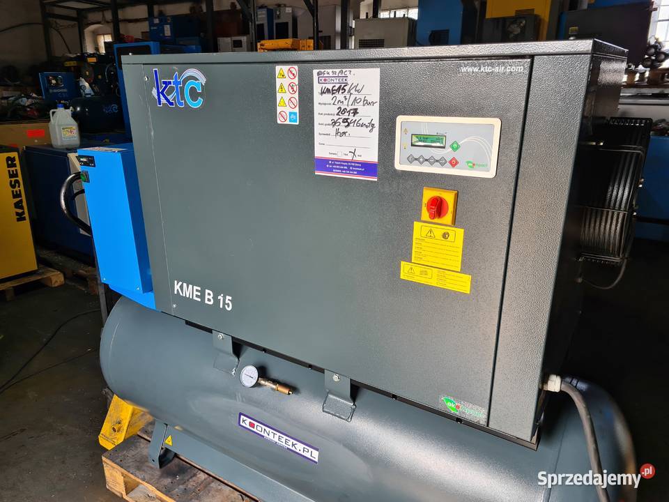 Kompresor śrubowy KTC KME G 15 kw wielkopolskie Zduny