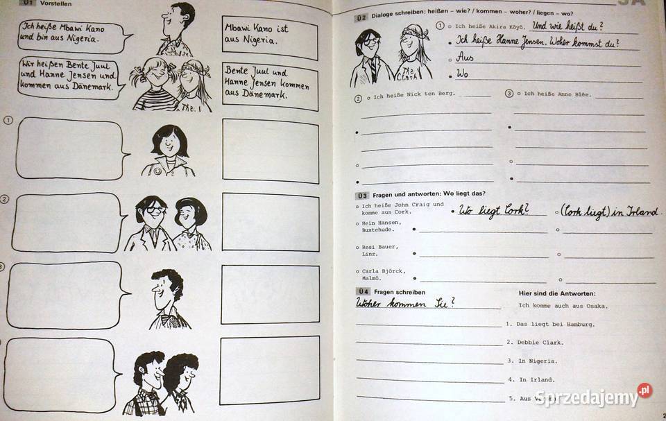 Deutsch konkret 1 Neumer Desmarets Kruger miękka lubelskie Chełm sprzedam