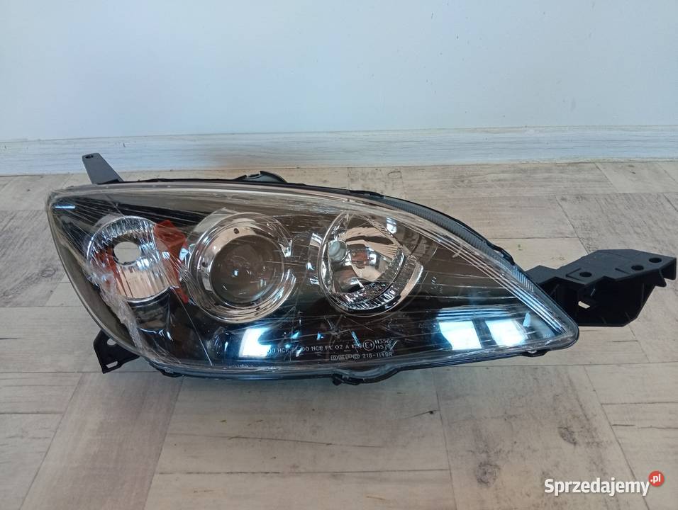 Nowy reflektor prawy przód Mazda 3 BK 20032009 Łódź sprzedam