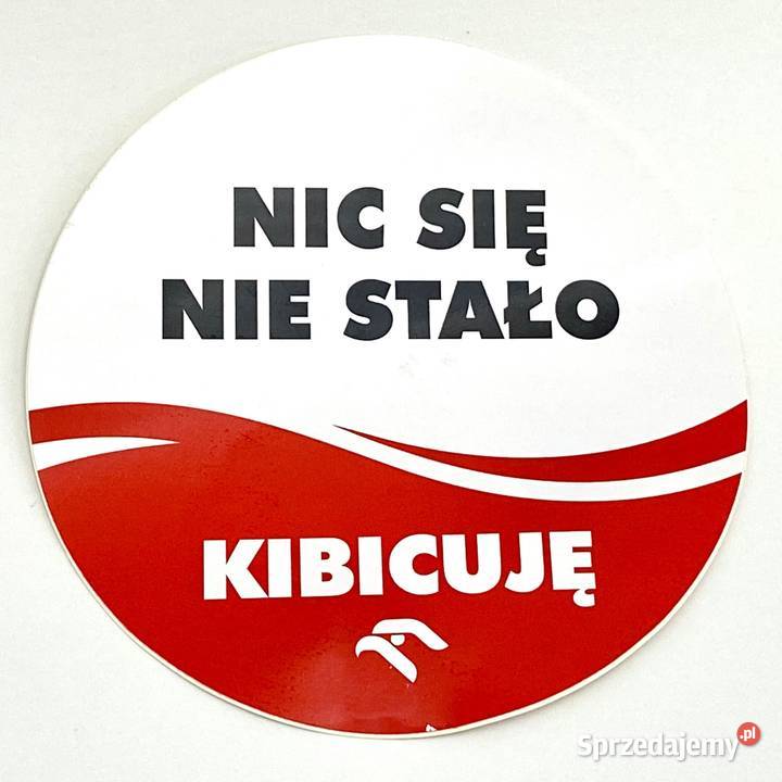 Zestaw 10x Naklejki kibica na auto samochód 8x8 Warszawa