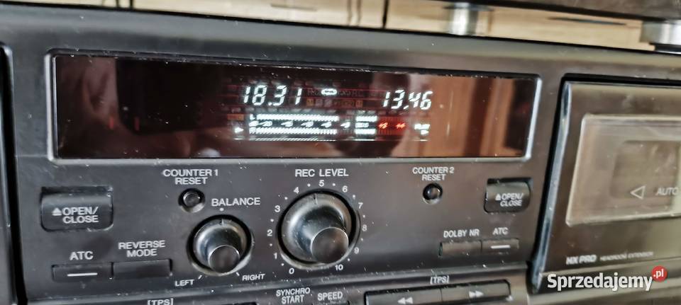 RzadkośćJapońska wersja Technics RSTR575 czarna sprzedam