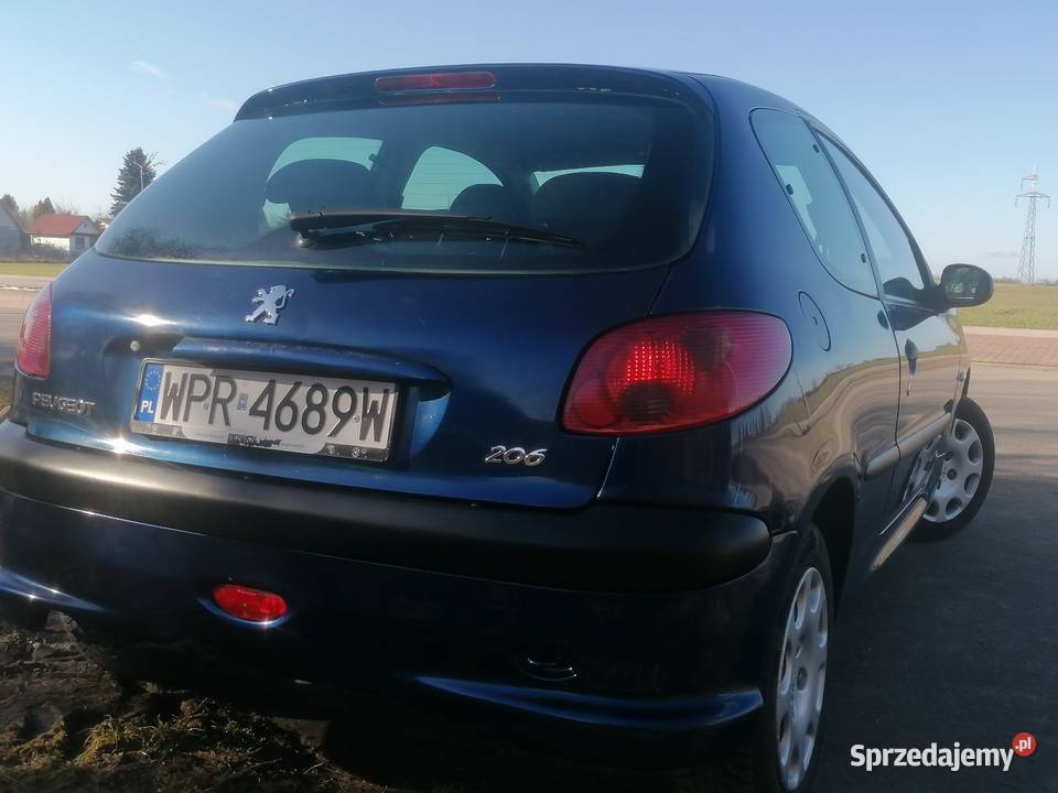 PEUGEOT 206 14 75 2006 r 182 tkm klima podlaskie Sokółka