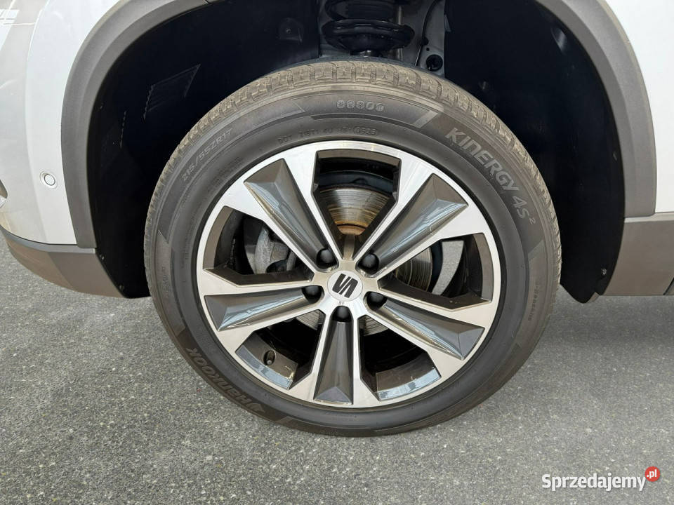 Seat Ateca Style 15TSI 150 DSG 2023 rVAT 23 łopatki zmiany biegów małopolskie Myślenice